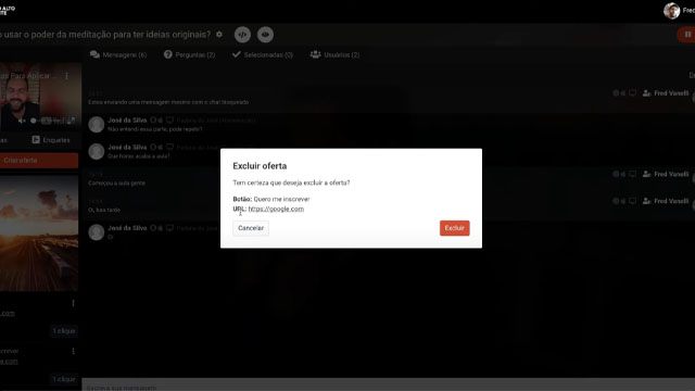 Live classes broadcast system